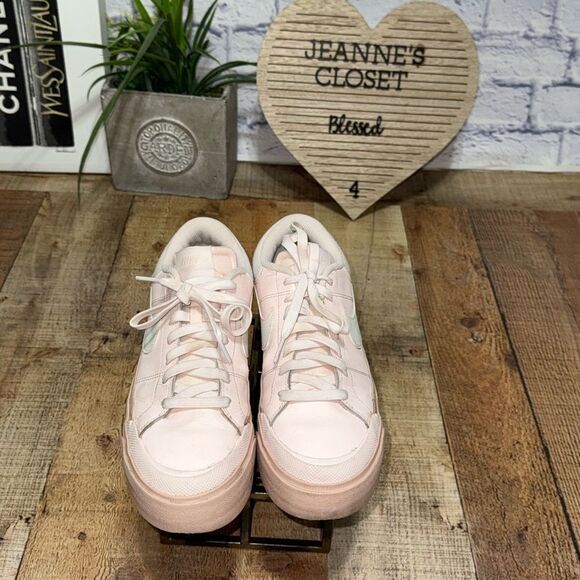 Nike Court Legacy Lift Shoes DM7590 600 Light Soft Pink Sail Size 9 - Picture 9 of 10